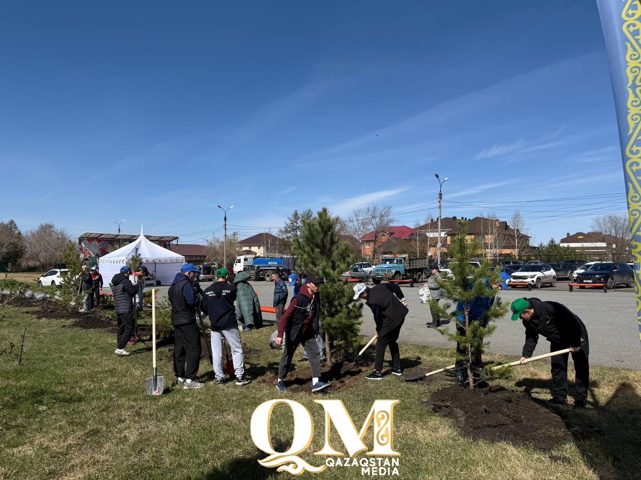 Петропавлға биыл6 мыңнан астам көшет пен 400-ге жуық гүл егілген