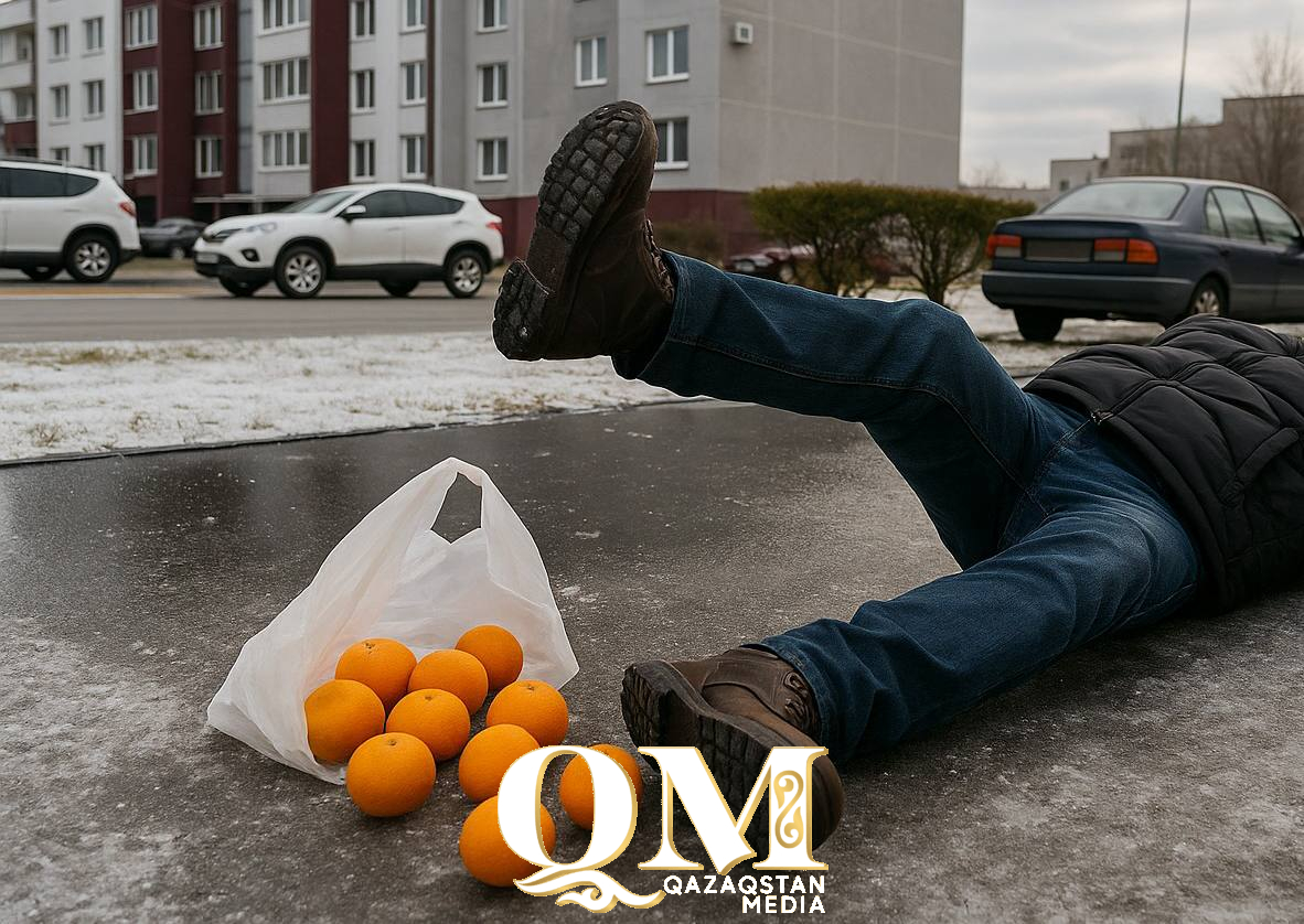 Почти 30 человек пострадали из-за гололеда в Петропавловске