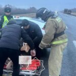 СҚО-да жол апаты салдарынан көлікте қысылып қалған әйел құтқарылды