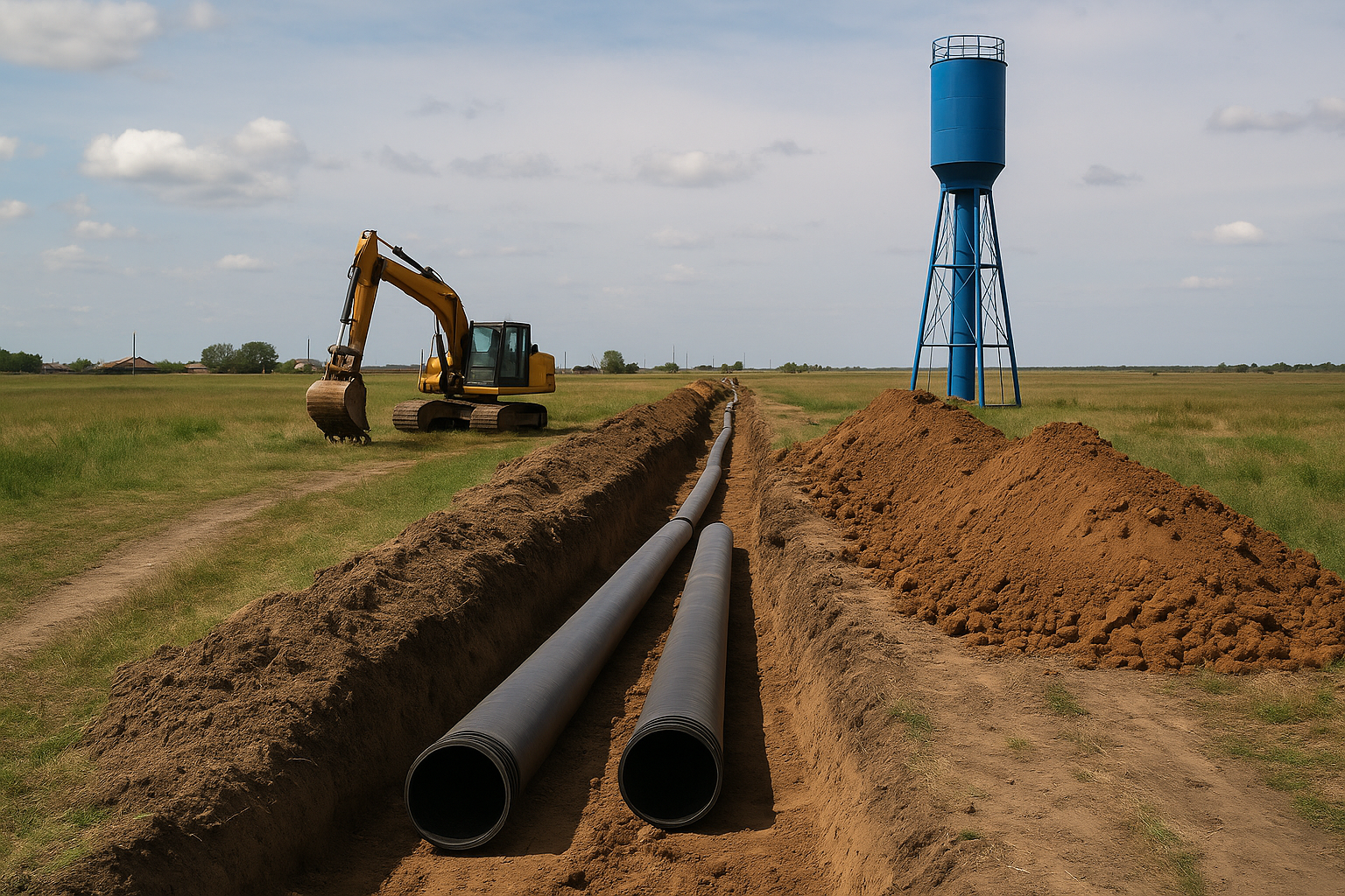 Возвращенные активы — в воду: в СКО запускают новые водопроводы