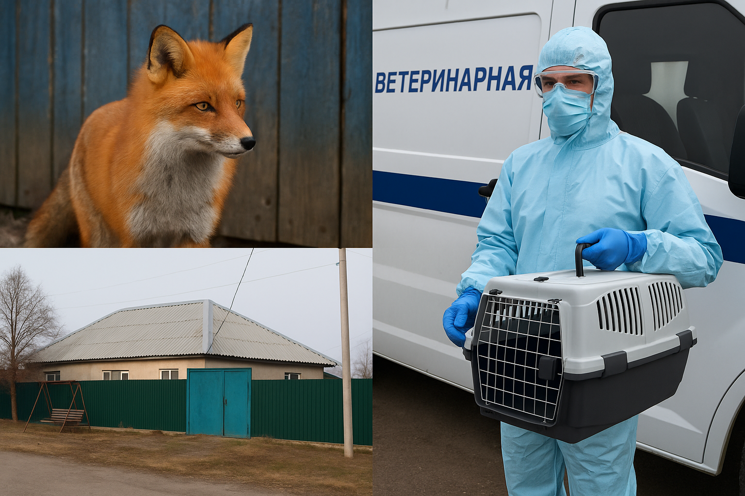 Лиса напала на животных и напугала жителей села в Северо-Казахстанской области