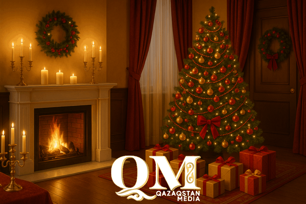 искусственные свечи, канделябры и огоньки. Текстиль в бордово-золотых оттенках будет хорошо смотреться на столе и в гостиной. А венки и гирлянды с элементами «огненной» палитры сделают дом еще уютнее и теплее.