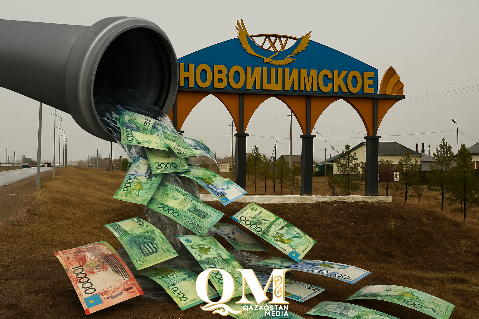 Желге ұшқан миллиардтар: СҚО-да кәріздік тазарту ғимараты жеті жылдан бері салынып келеді