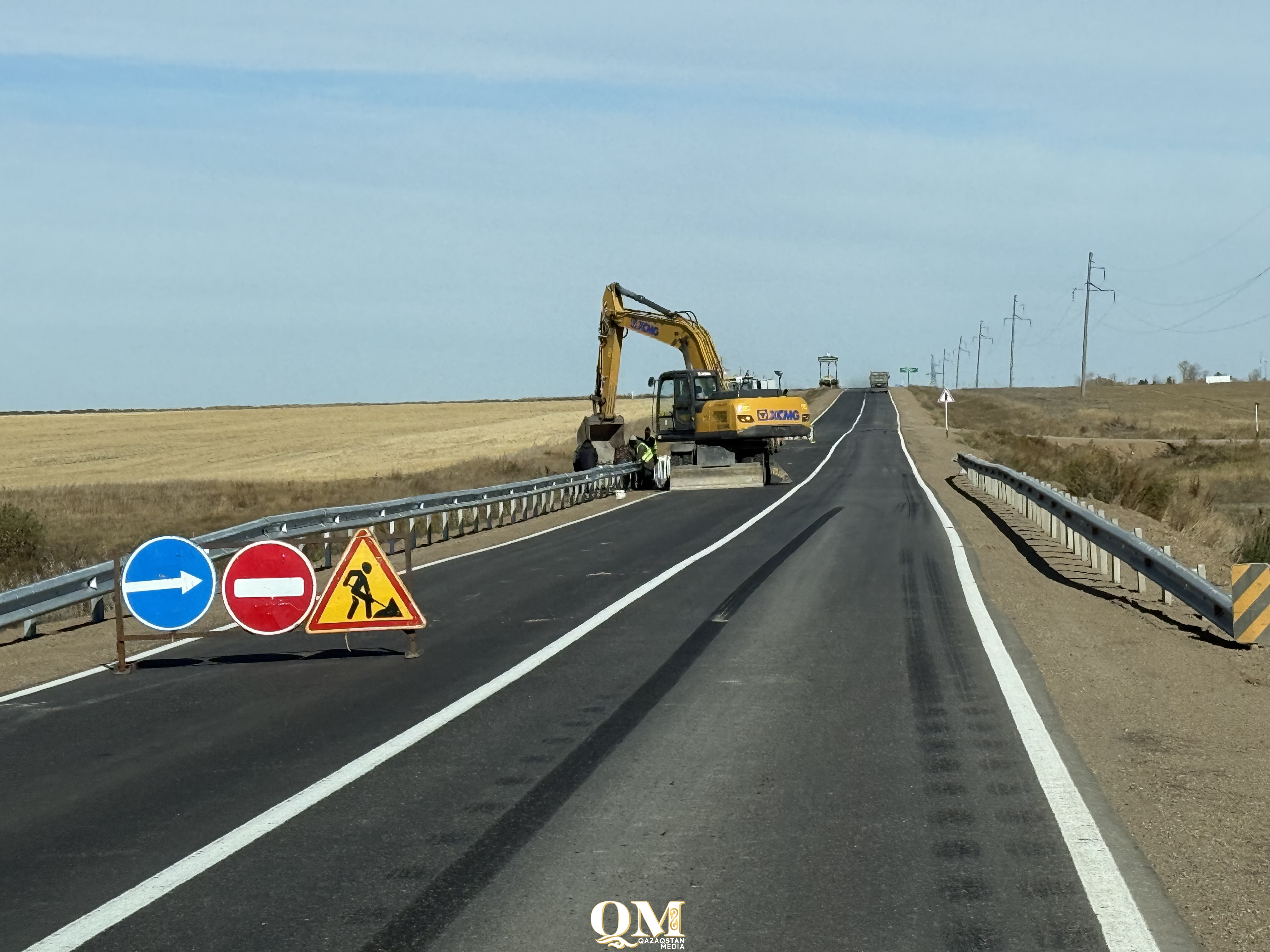 СҚО-да республикалық жолдың екі учаскесі жөнделді