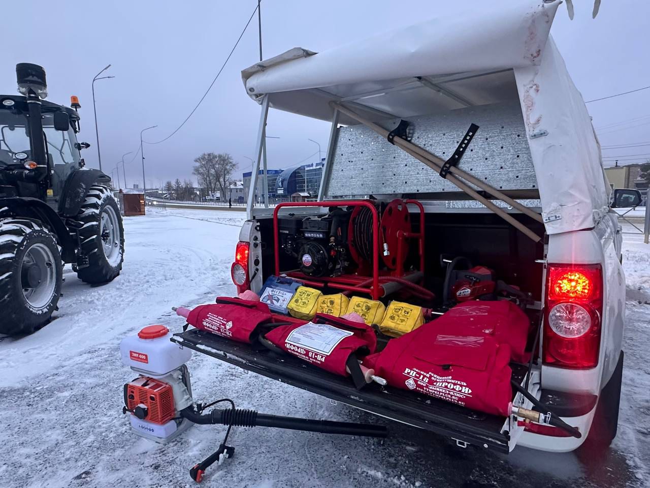 Впервые для охраны лесов закупили пожарные комплексы в СКО