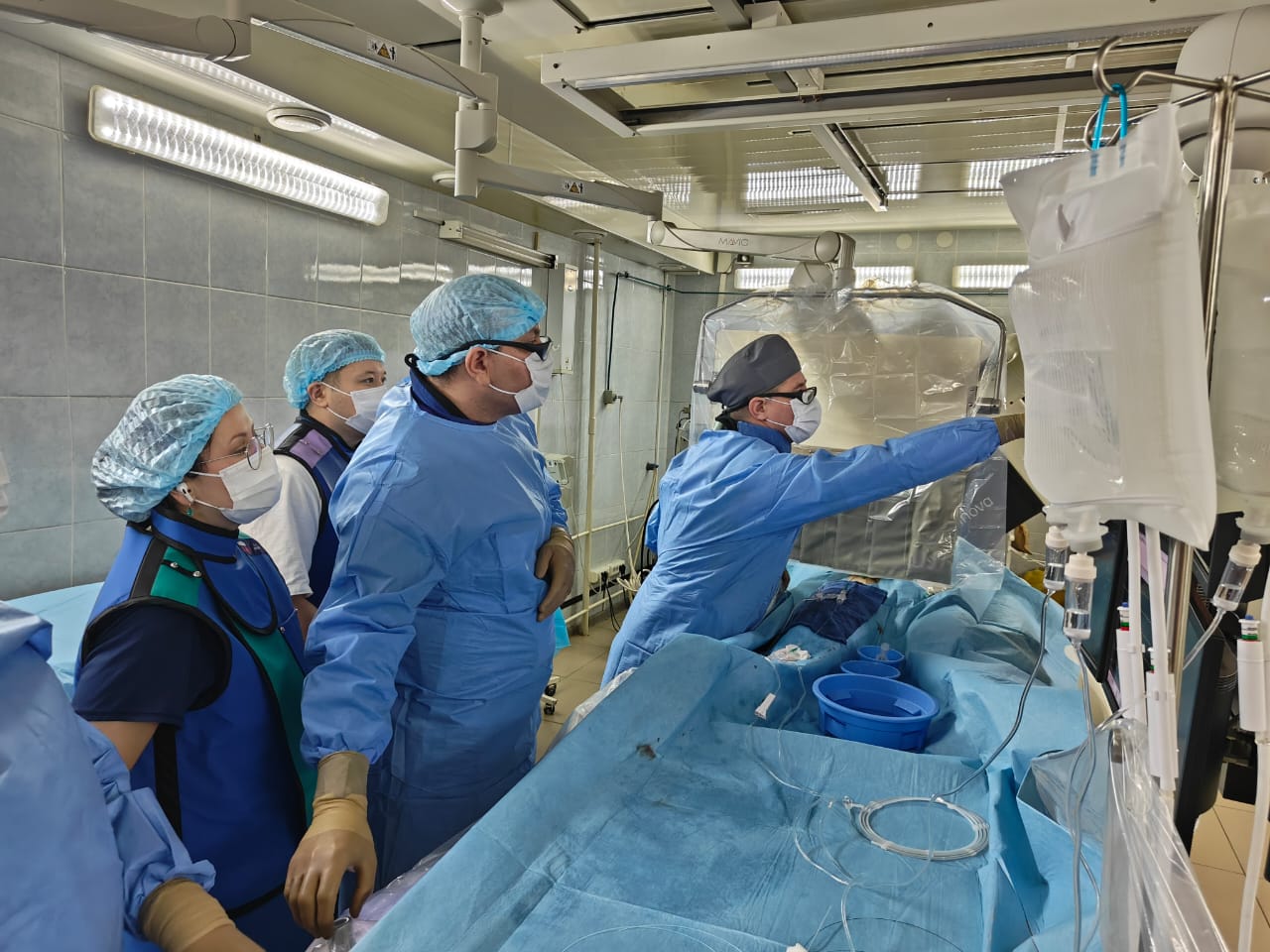 Солтүстік Қазақстанда МӘМС-тің арқасында алғаш рет ми ісігіне эмболизация отасы жасалды