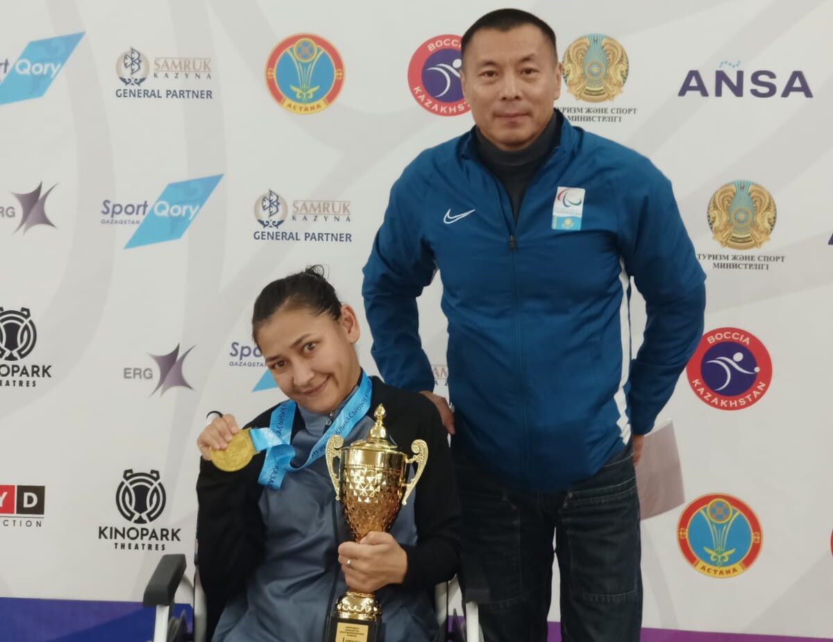 Золото Кубка Казахстана по бочче завоевала спортсменка-колясочница из Петропавловска