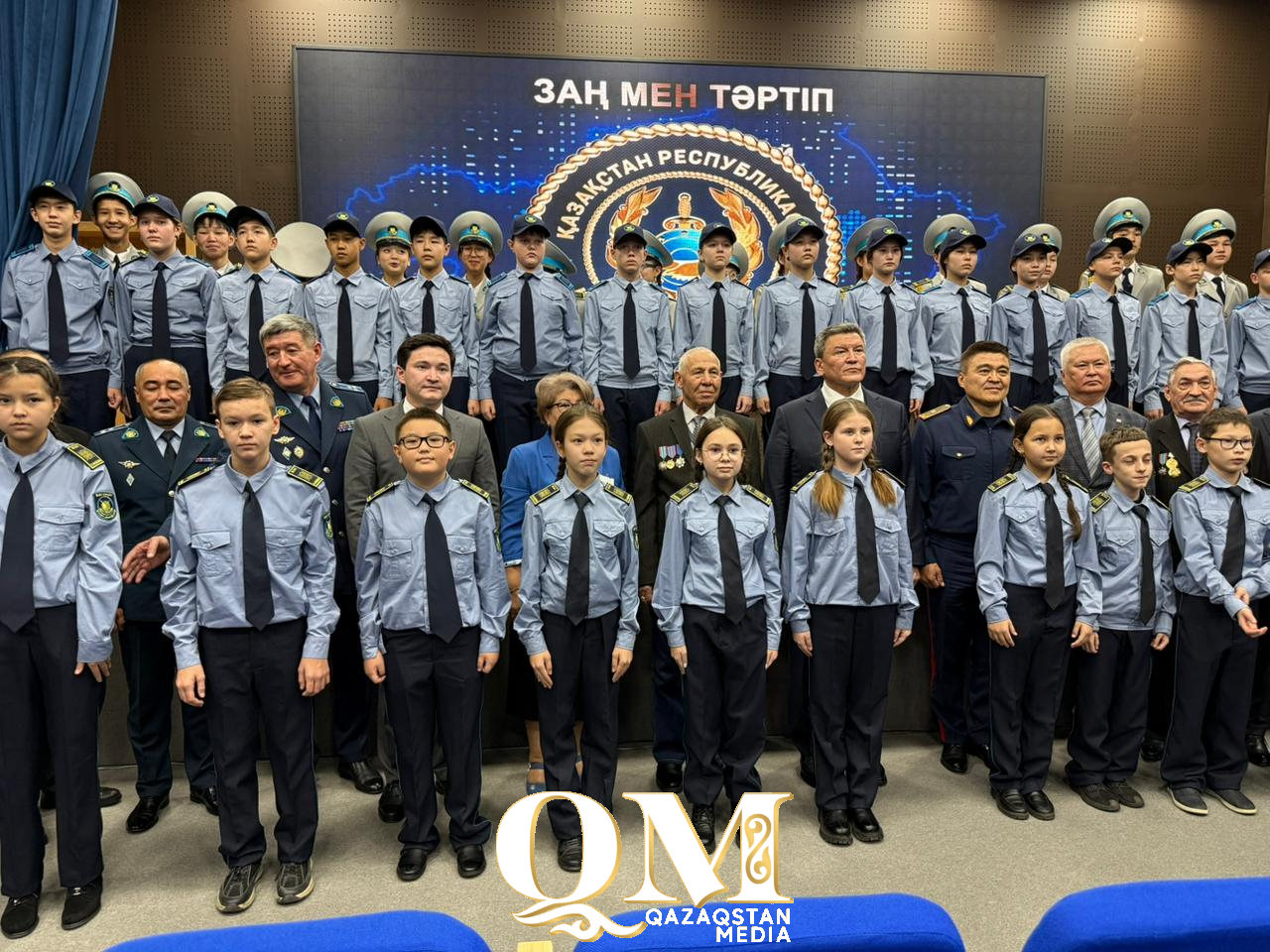 Четвертый полицейский класс «Жас сақшы» открыли в СКО