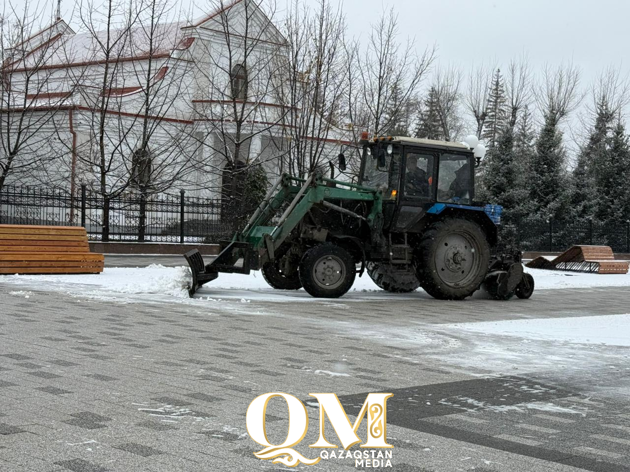 Брусчатка под угрозой? В Петропавловске объяснили, как будут очищать обновленную улицу Конституции