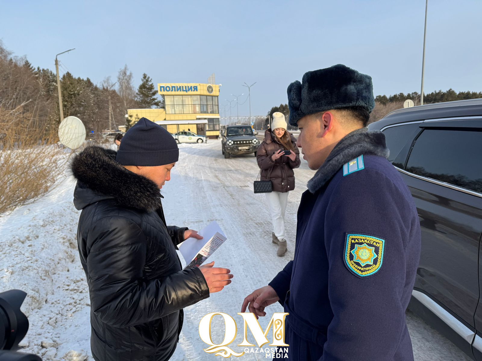 СҚО-да «Қауіпсіз жол! Назар аударыңыз - көктайғақ!» акциясы өтуде