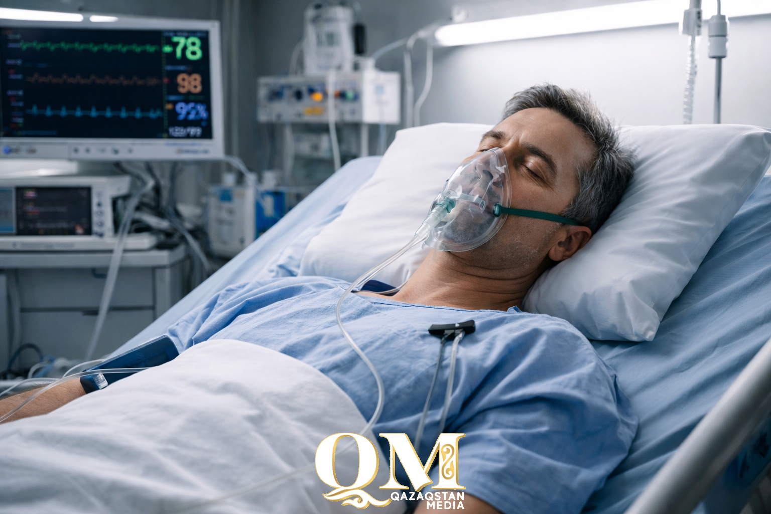 СҚО-да жол апатына түскен ер адам ауыр халде жатыр