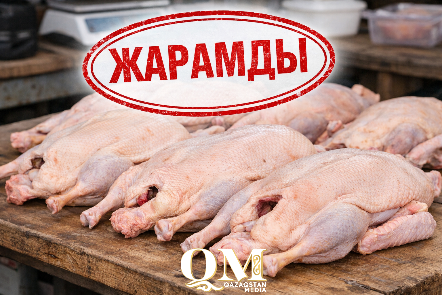 Қызылжар ауданында тәркіленген 39 қап құс еті жеуге жарамды