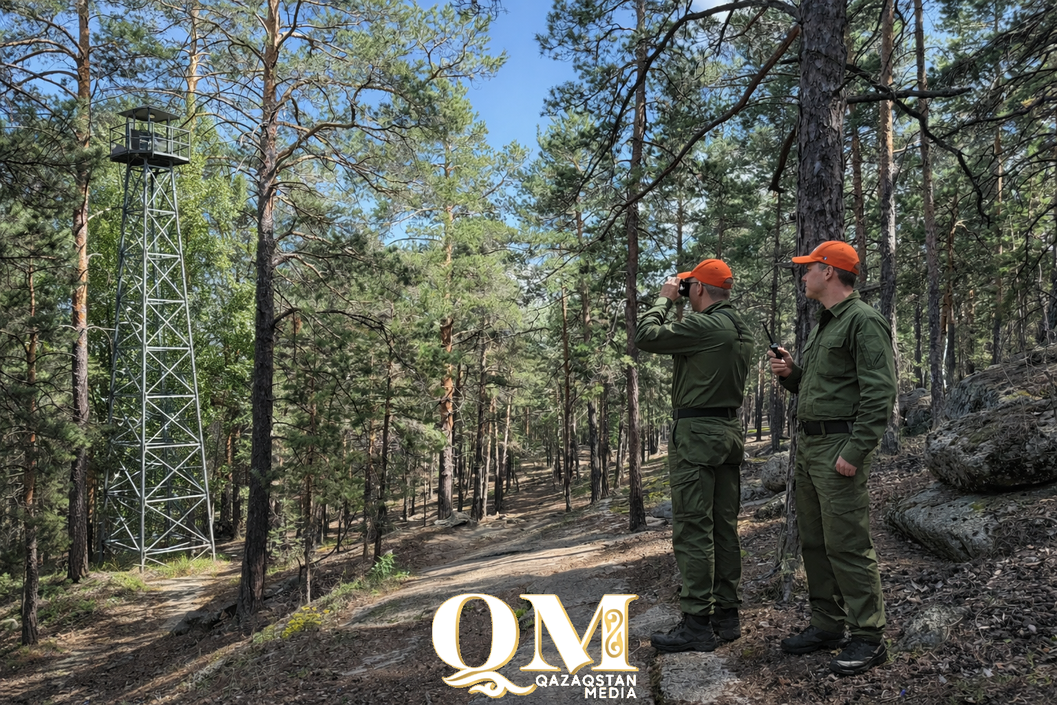 Наблюдательные вышки, патрули и «Лесохранитель»: как в СКО спасали леса от огня
