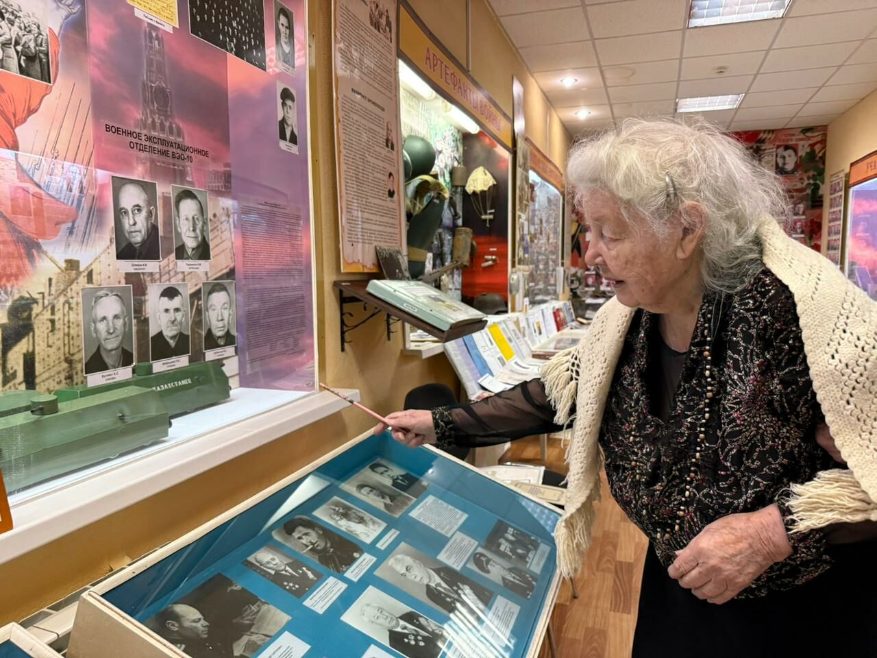 Старейшая на планете: 99-летняя Любовь Горшкова - экскурсовод музея локомотивного депо Петропавловска