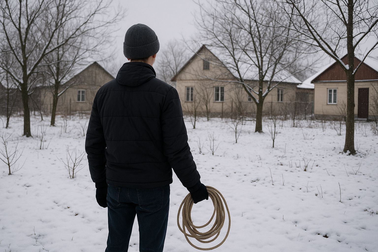 19-летний парень повесился в огороде своего дома в селе на севере Казахстана