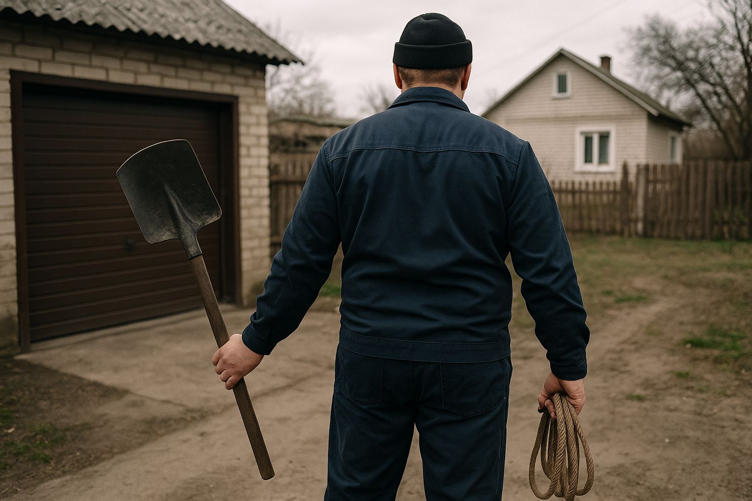 Кочегар повесился во дворе своего дома на севере Казахстана