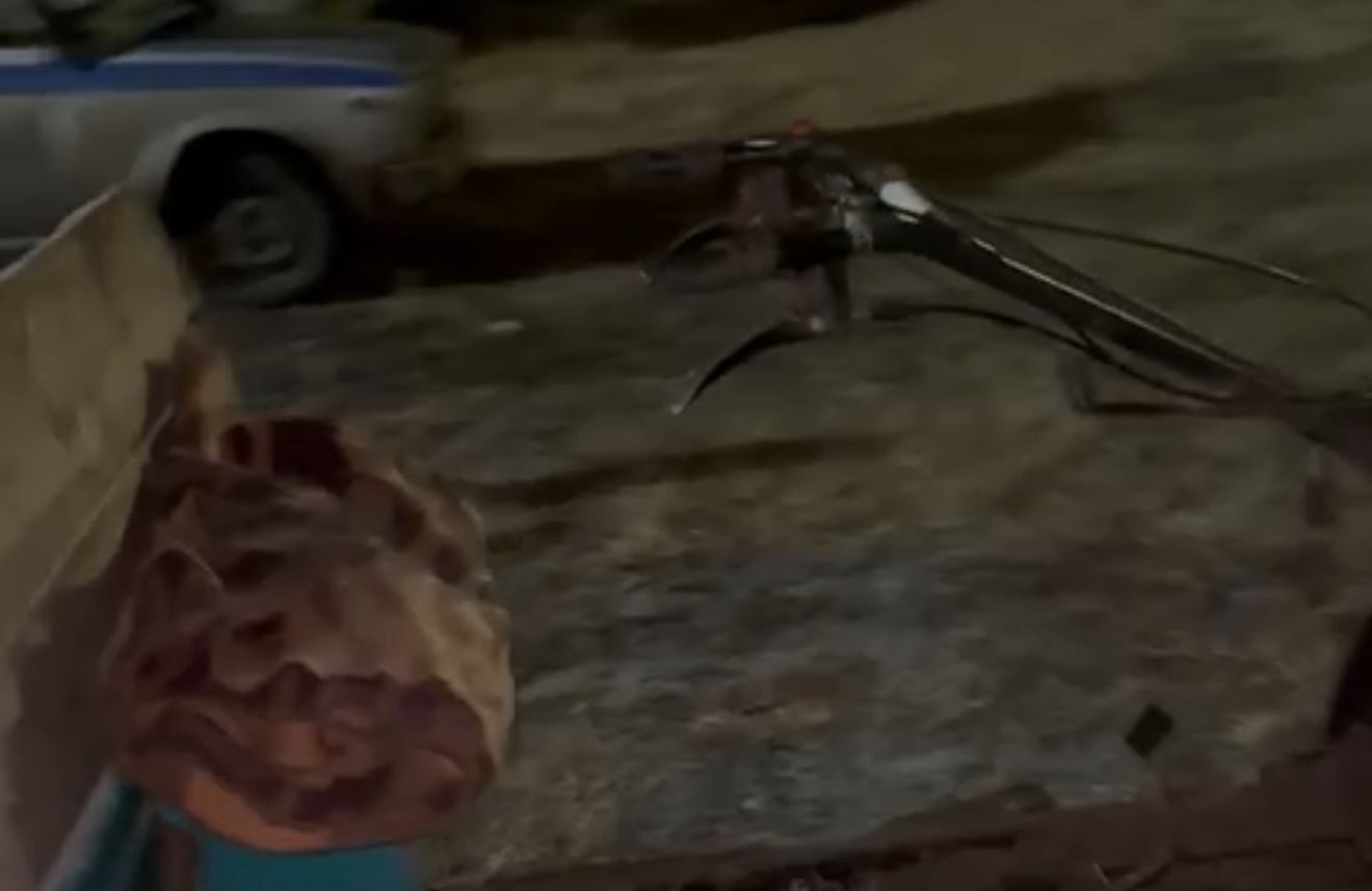 Пьяный мужчина ездил на мотоблоке по городу Сергеевке на севере Казахстана