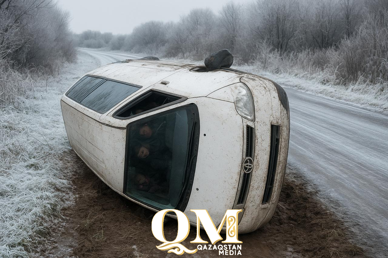 Опасный обгон: 9 человек пострадали в ДТП на трассе в СКО