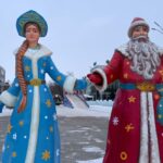 Десять новогодних площадок установят к празднику в Петропавловске