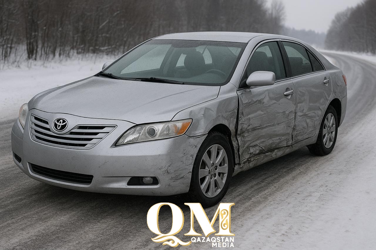 Toyota Camry и ЗИЛ столкнулись на республиканской трассе в СКО