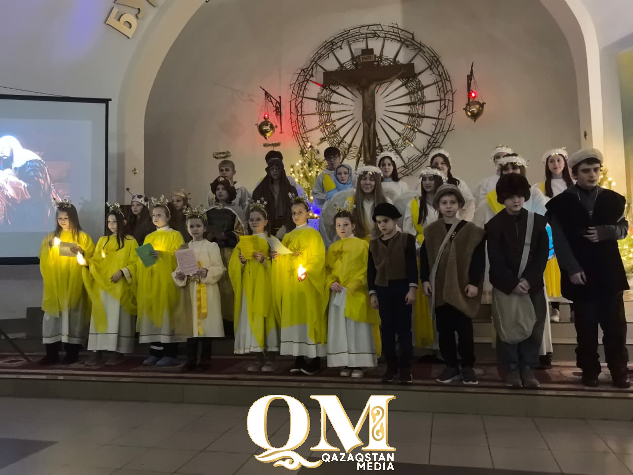 Детский спектакль стал главным украшением рождественского праздника в Петропавловске