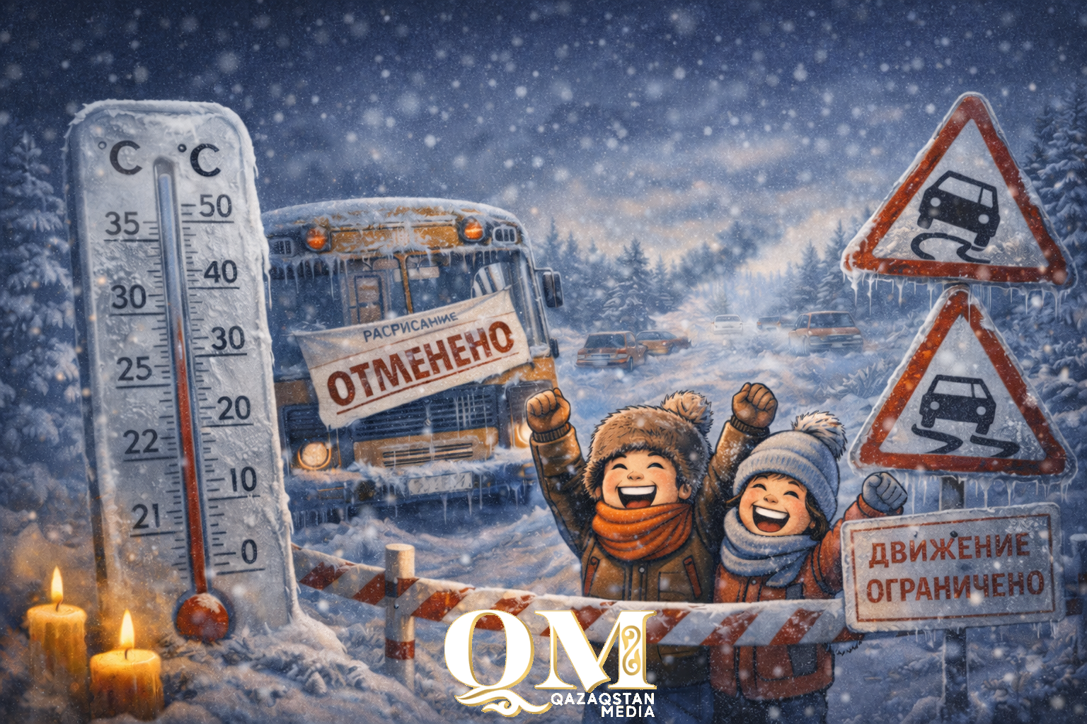 14 января североказахстанские школьники останутся дома