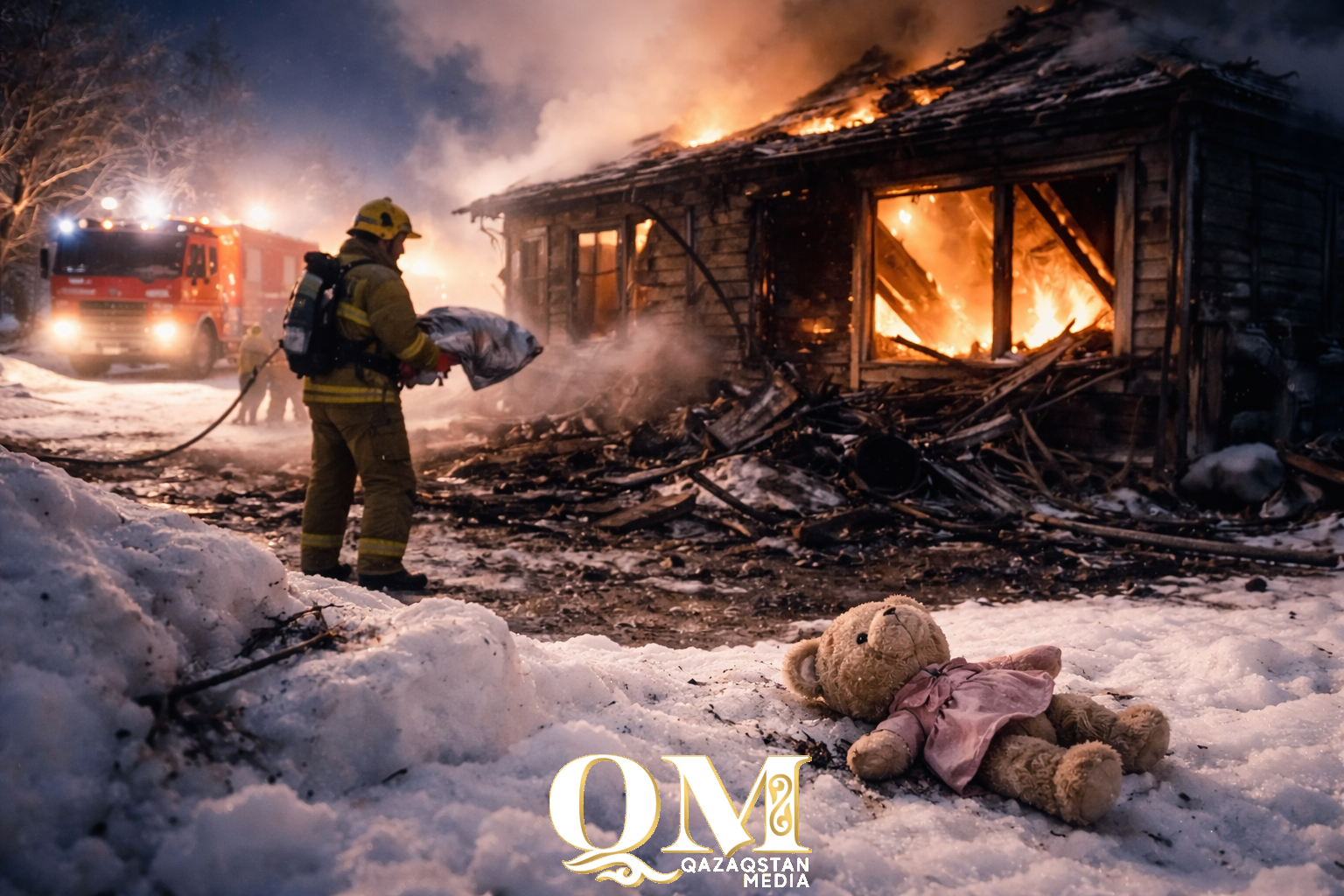 Заперли и ушли в гости: пятилетняя девочка погибла в пожаре в СКО