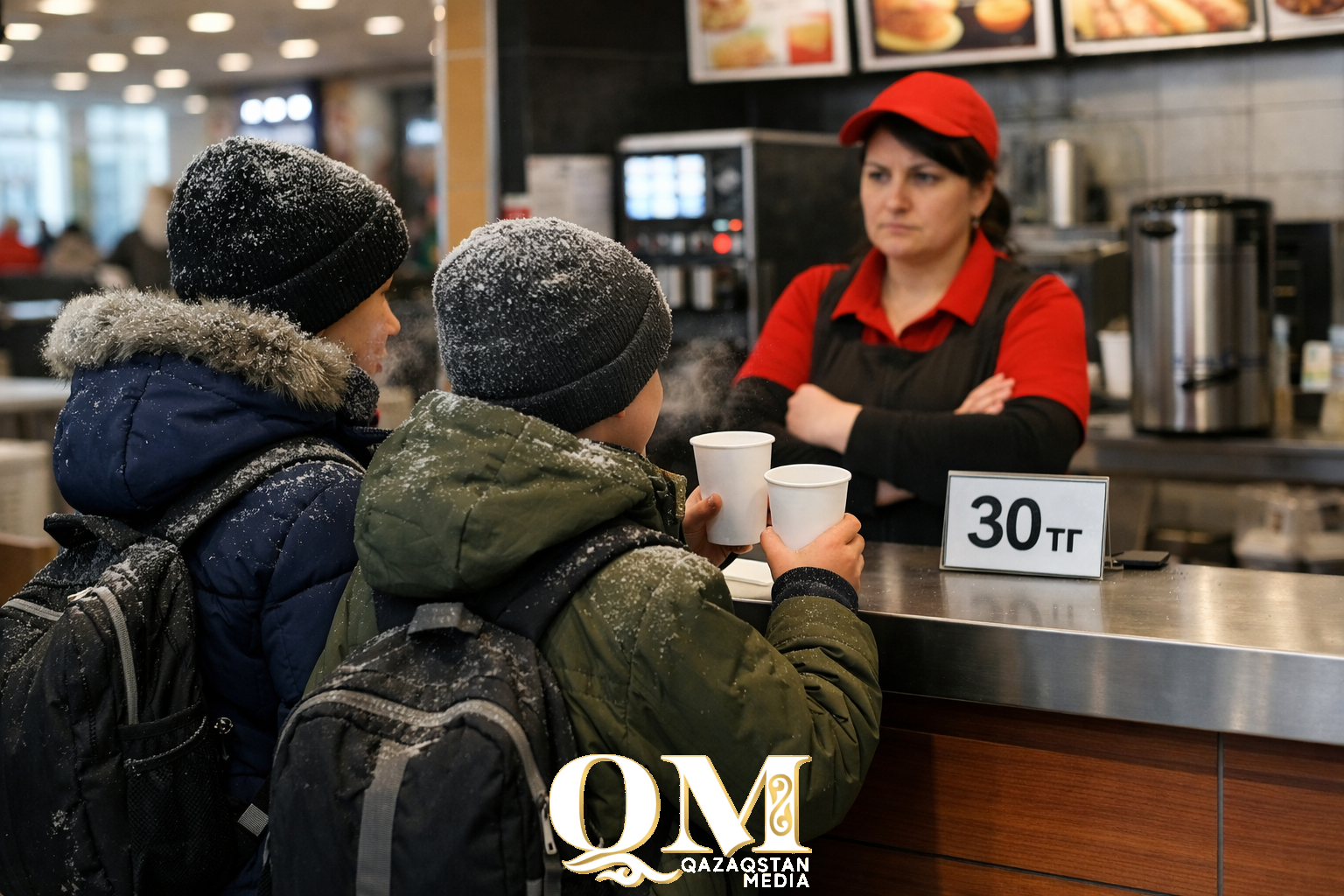 В мороз детям пожалели кипятка - жительница Петропавловска рассказала о случае в ТРЦ