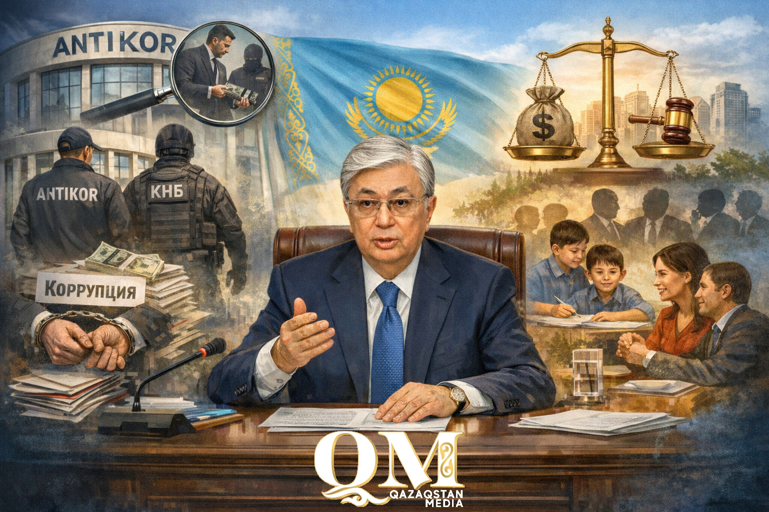 Токаев жестко ответил критикам: борьба с коррупцией никуда не исчезла