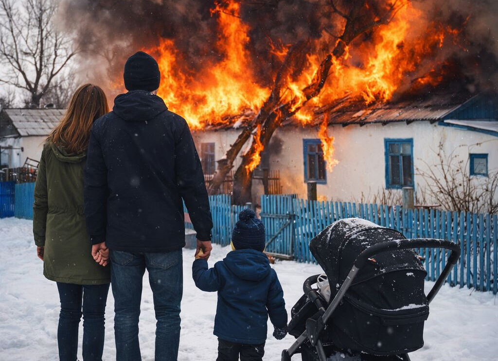 «Мы не успели даже дойти до магазина» - пожар оставил семью в маленькими детьми без дома в селе СКО