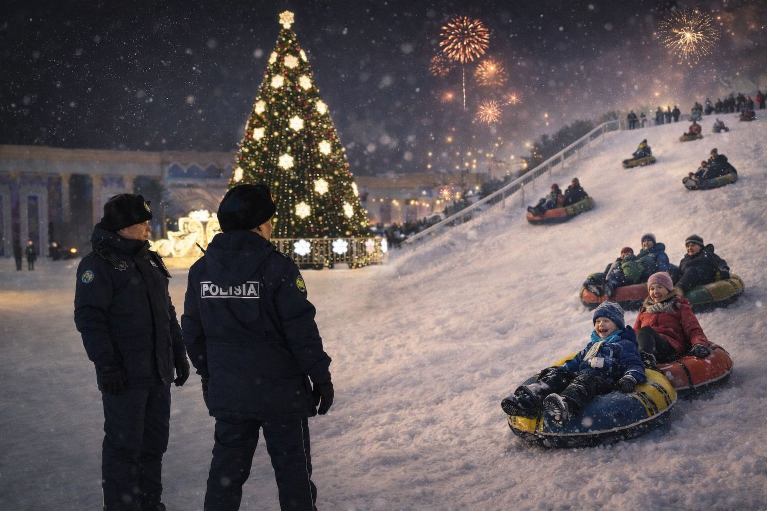 На горках веселье, в квартирах – дебоши. Как прошли новогодние праздники в СКО