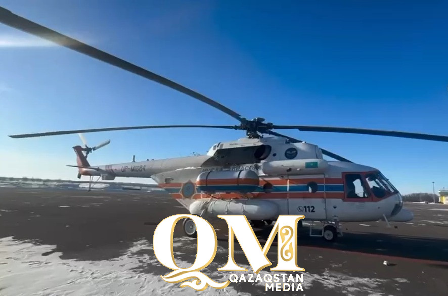 На вертолете МИ-8 в отдаленные районы летают врачи СКО