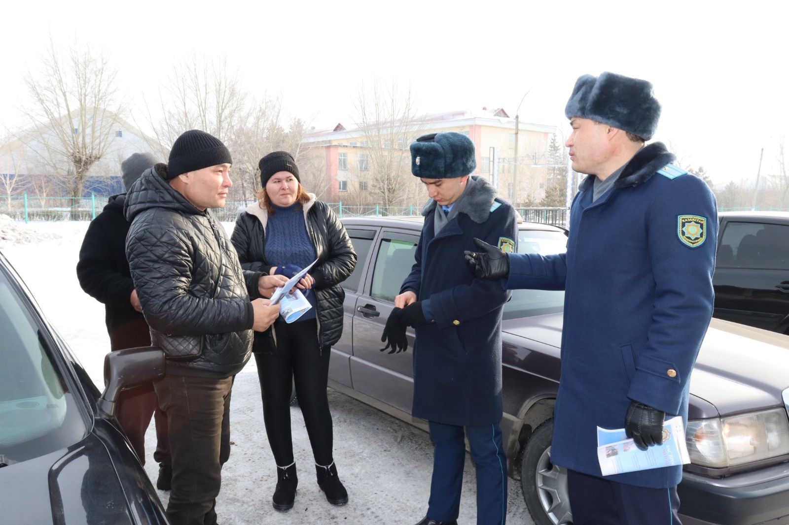 Жолдардағы заң мен тәртіп: СҚО-да жолдағы қасуіпсіздікке арналған ауқымды акция өтті