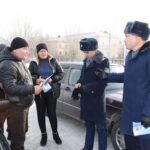 О безопастности на дорогах напомнили водителям и пешеходам СКО