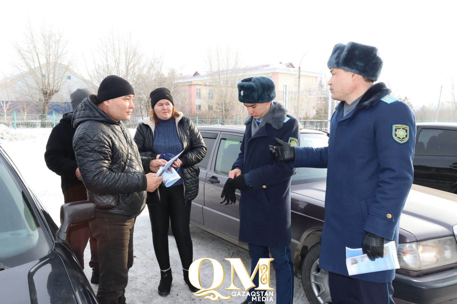 О безопастности на дорогах напомнили водителям и пешеходам СКО