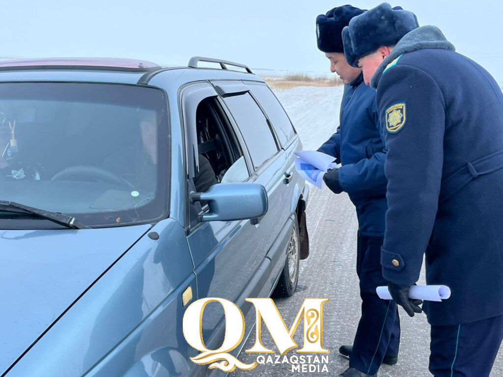 О безопастности на дорогах напомнили водителям и пешеходам СКО