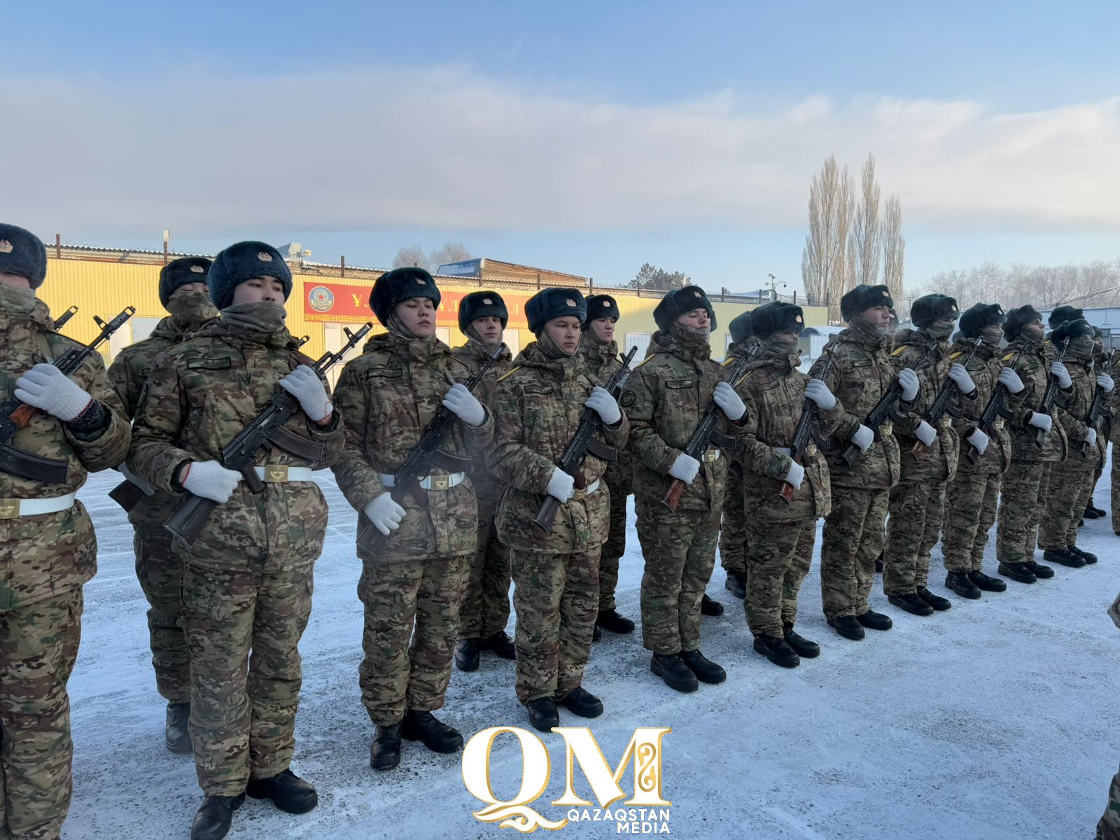 Петропавлдағы 6637 әскери бөлімінде 140 сарбаз ант қабылдады