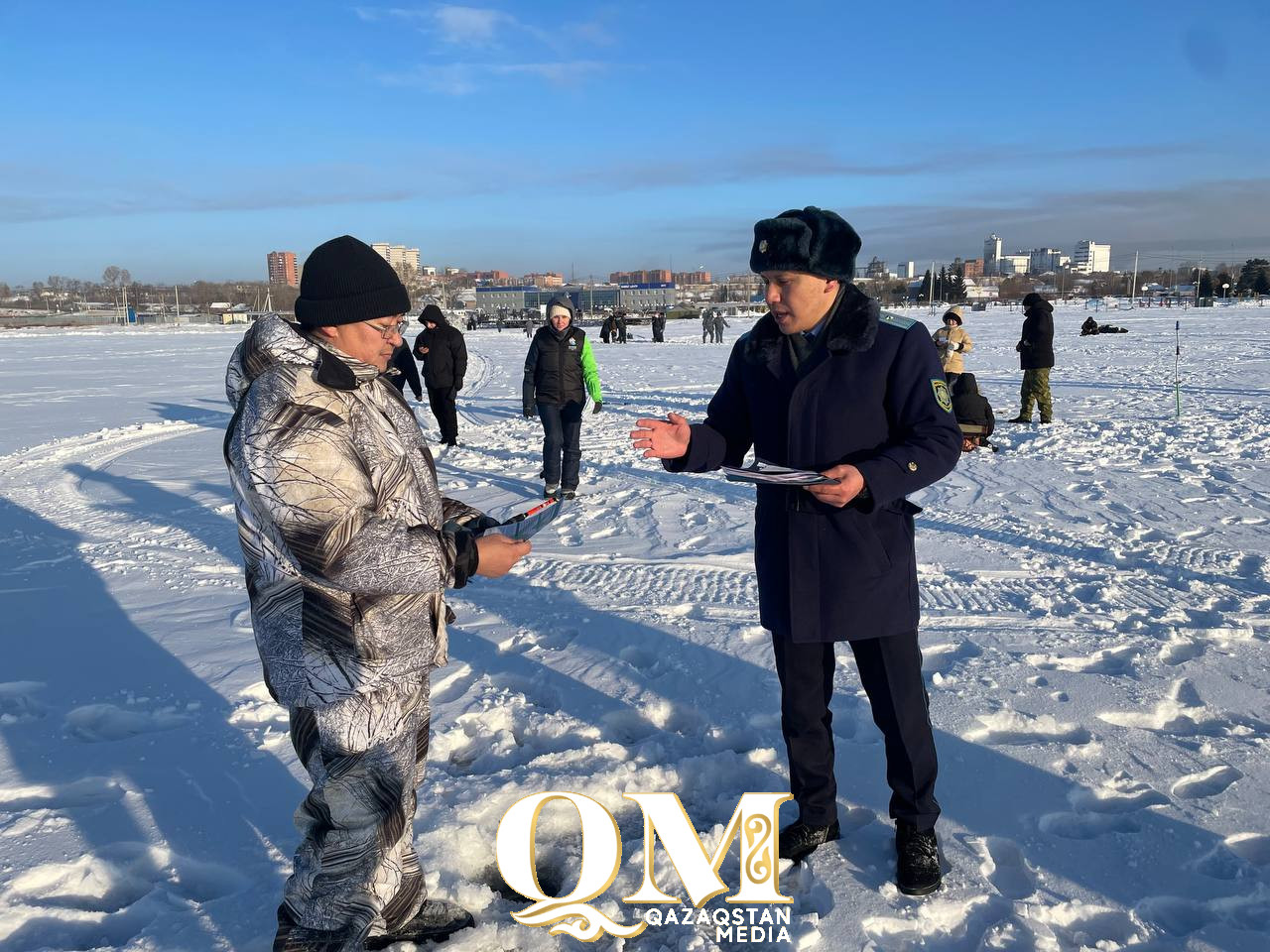 О безопасности и ответственности напомнили любителям зимнего отдыха в Петропавловске