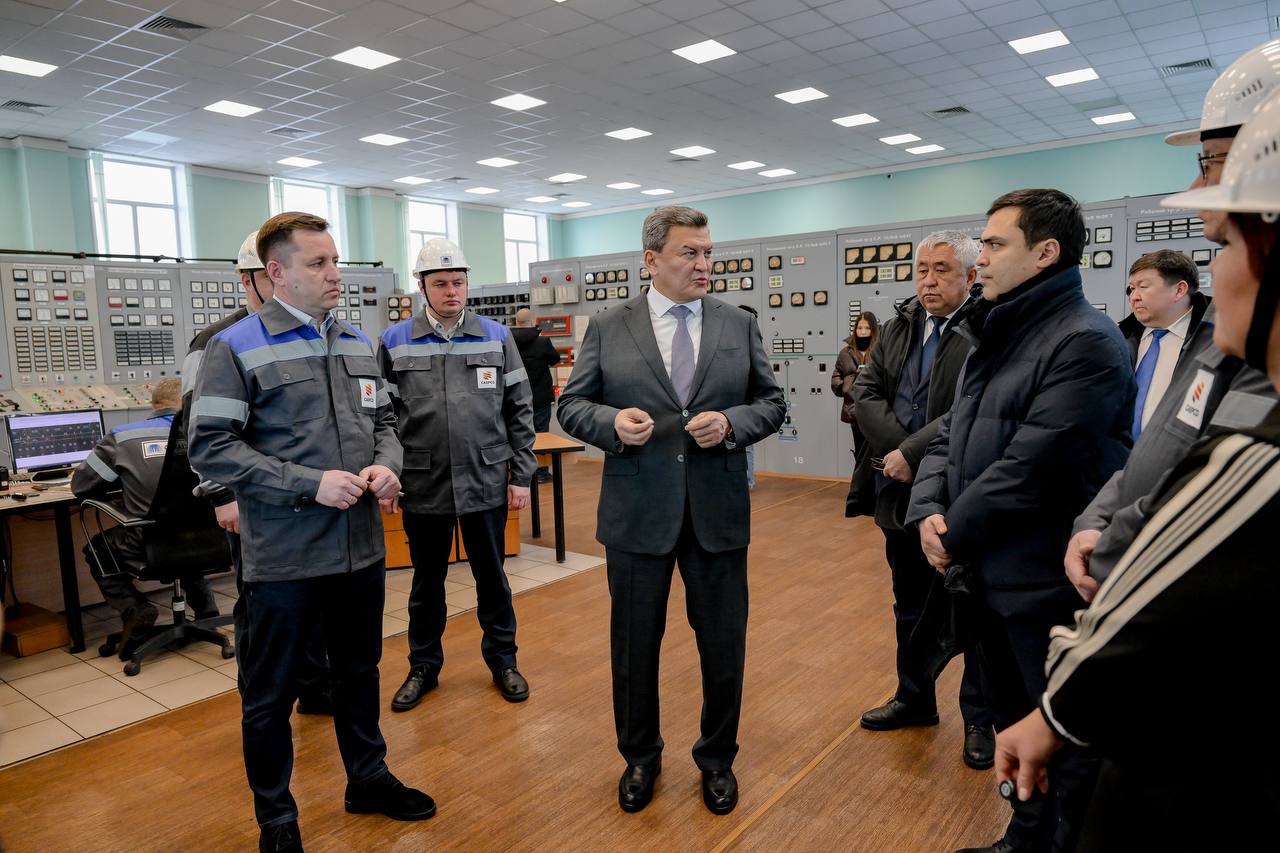 Прошли испытания сильными морозами. Работу ТЭЦ-2 проверил аким СКО