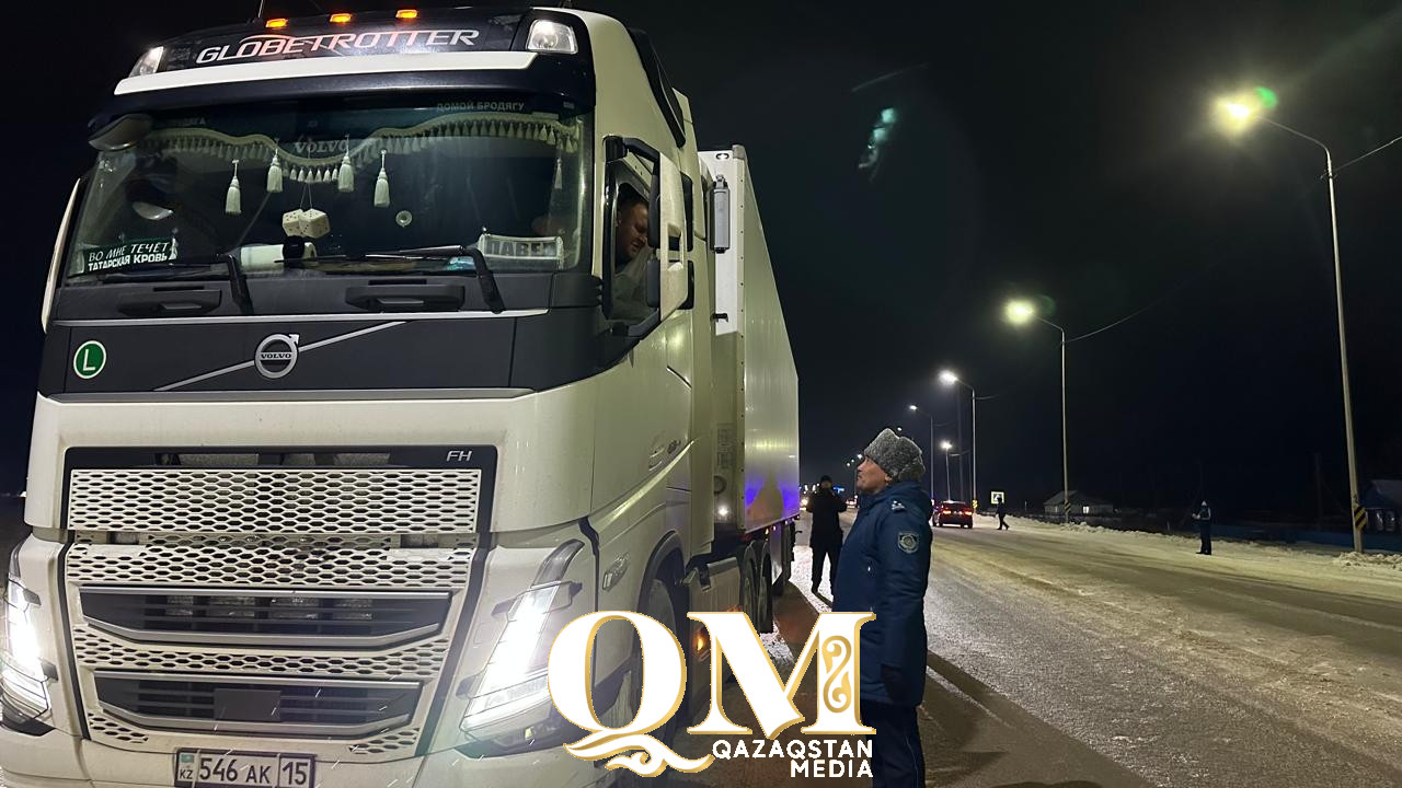 Полицейские начальники патрулируют трассы СКО