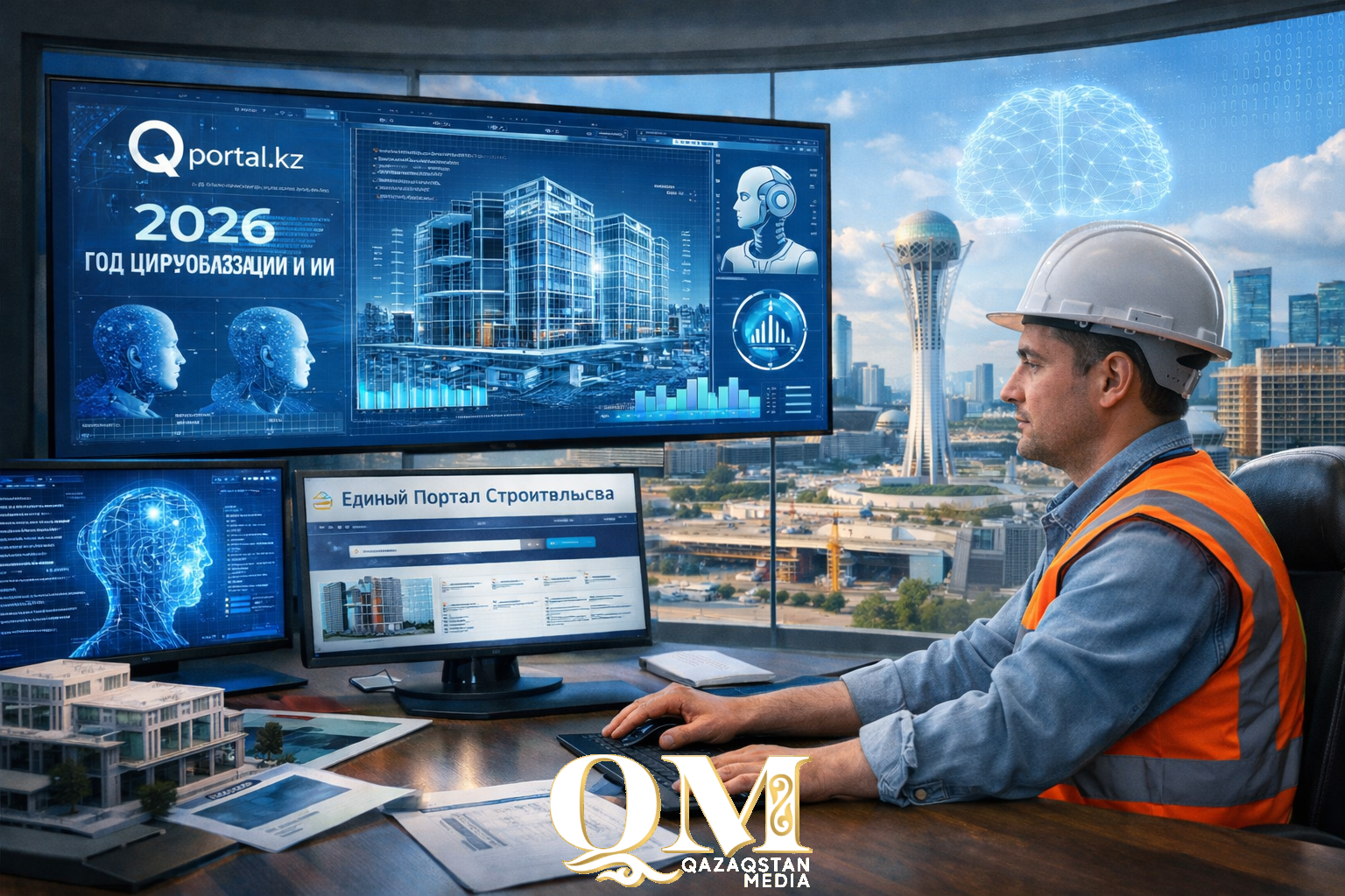 Стройку проверит искусственный интеллект: в Казахстане запускают ИИ-экспертизу проектов
