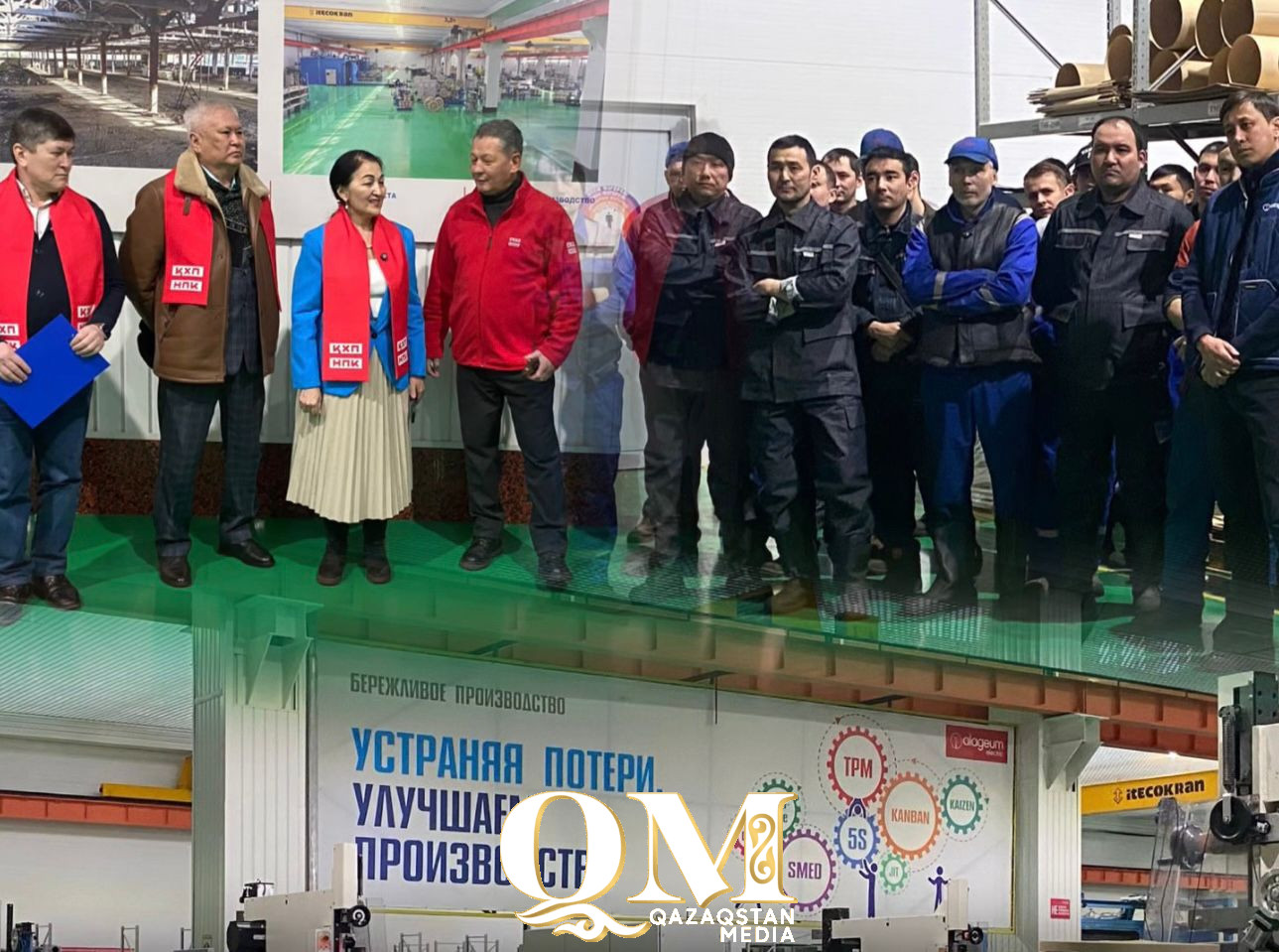 Без трибун и галстуков: новую Конституцию обсудили на заводе в Петропавловске