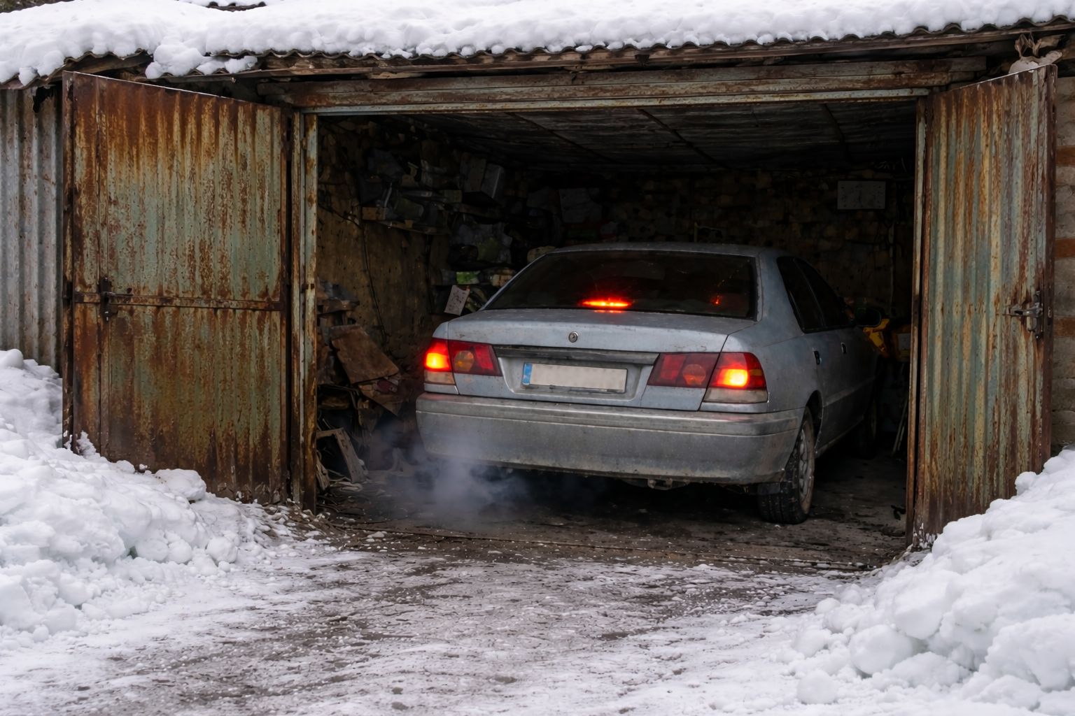 После ссоры с женой нашли мертвым в гараже 73-летнего петропавловца