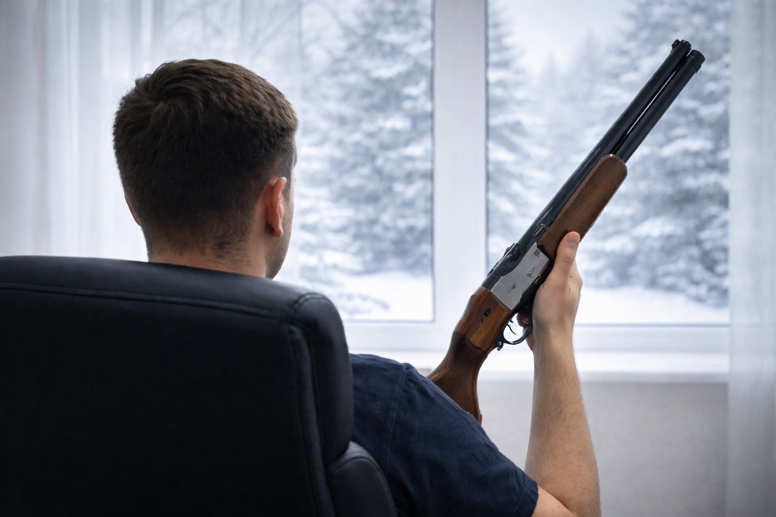 20-летний парень застрелился из ружья в своей квартире в центре Петропавловска