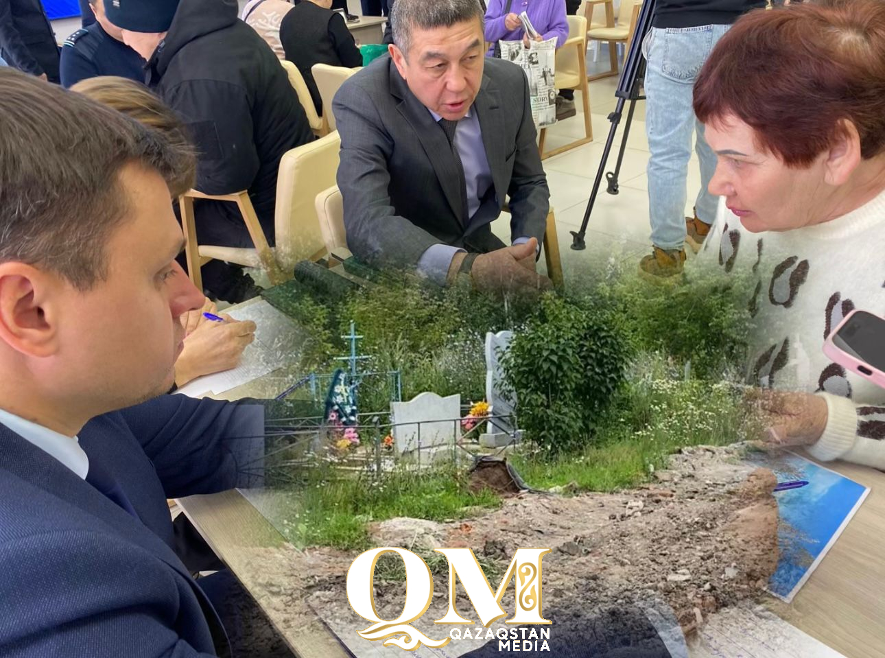 «Куда мне деть 16 венков?» Мусор со старого кладбища пообещали вывезти в акимате Петропавловска