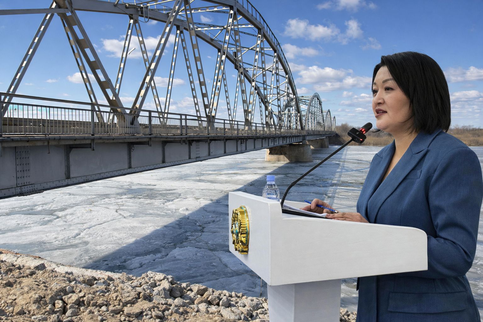 Лед толще, почва промерзла глубже. «Казгидромет» предупредил о паводковых рисках в СКО