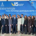 Манифест будущего: проект новой Конституции обсудил с североказахстанской молодежью спикер сената Маулен Ашимбаев