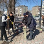 Петропавлда еріктілер тазалық шарасын өткізді