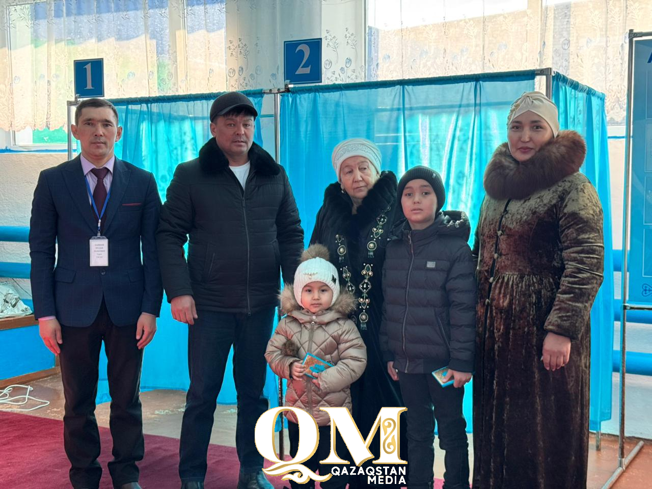 Шал ақын ауданында «Мерейлі отбасы» жеңімпаздары референдумға қатысты