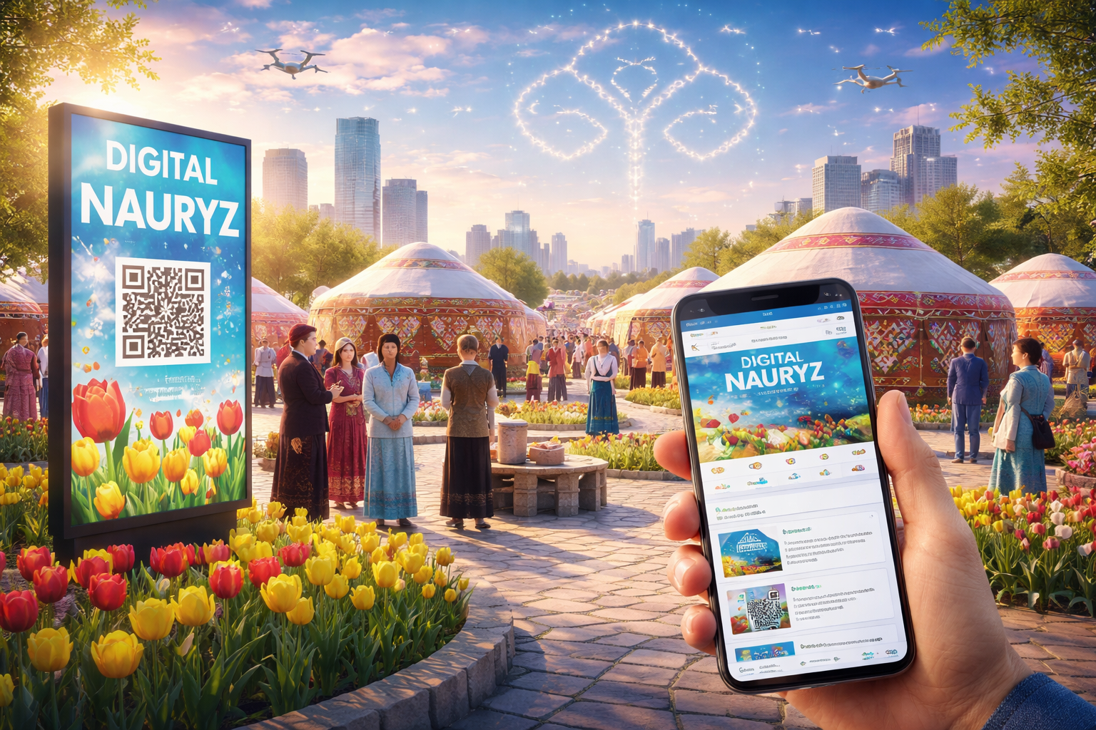 От юрты до трансляции: Наурыз в Казахстане становится цифровым